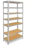 shelfplaza HOME 200x75x30 cm Schwerlastregal in verzinkt mit 7 B&ouml;den und 125 kg