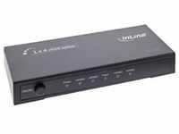 InLine® HDMI Splitter/Verteiler, 4-fach, 4K2K kompatibel Signalsteuerung Audio/Video