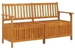 vidaXL Truhenbank 148 cm Massivholz Akazie
