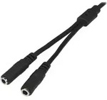 StarTech.com 3,5mm Klinke Y-Splitter Kabel - Headset Splitter