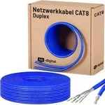 hb-digital Verlegekabel CAT 8 Duplex LAN Kabel 25m max. 2000 MHz S/FTP AWG22 LSZH