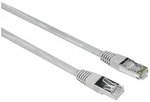 Hama 00200920 RJ45 Netzwerkkabel, Patchkabel CAT 5e F/UTP 20.00 m Grau PVC-Mantel,
