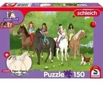 Schmidt Spiele - Schleich : Horse Club - Club Holstein Fohlen, 150 Teile plus Figur