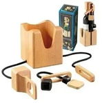 Flaschenpuzzle, Flaschensafe,Brettspiel aus Holz, 1-2 Spieler, ab 8 Jahre