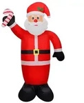 Weihnachtsmann aufblasbar 120 cm