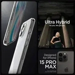 Spigen Ultra Hybrid-H&uuml;lle iPhone 15 Pro Max &ndash; transparent matt