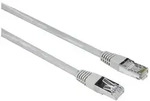 Hama 00200921 RJ45 Netzwerkkabel, Patchkabel CAT 5e F/UTP 30.00 m Grau...