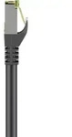 Goobay RJ45-Patchkabel mit CAT 8.1 S/FTP Rohkabel, schwarz (61100)
