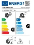 STAR PERFORMER Winterreifen 215/50 R17 TL 95V STAR PERFORMER STRATOS UHP XL