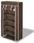 Schuhschrank Schuhregal Schuhablage 5 Schicht 58 x 28 x 106 cm Braun