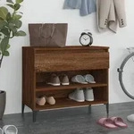 vidaXL Schuhregal R&auml;uchereiche 70x36x60 cm Holzwerkstoff