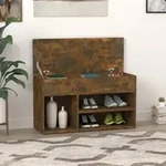 vidaXL Schuhbank R&auml;uchereiche 80x30x45 cm Holzwerkstoff