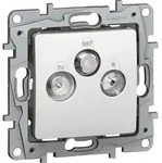 Legrand GmbH R Einzeldose 664763 Niloe TV-SAT ultraweiss