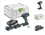 "Festool TID 18-Basic Akku Schlagschrauber 18 V 180 Nm 1/4" + 2x Akku 3,0 Ah +