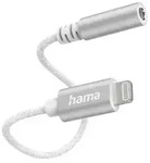 Hama 00201523 - Lightning - 3.5mm - M&auml;nnlich - Weiblich - Wei&szlig; - Gerade