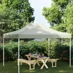 vidaXL Partyzelt-Dach 4,5x3 m Creme 270 g/m2