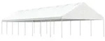vidaXL Pavillon mit Dach Wei&szlig; 17,84x5,88x3,75 m Polyethylen