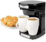 Kleine 1 - 2 Tassen Kaffeemaschine + 2x Tasse + Dauer Filter Kompakt Filterkaffee