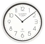 Design Funkwanduhr 30 cm lautlos Japanisches Quarzuhwerk Mineral Glas kein Ticken
