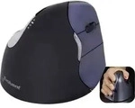 BakkerElkhuizen Evoluent 4 Ergonomische Maus Funk Optisch Schwarz, Blau 6 Tasten 2600