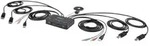 STARTECH 2-Port Dual Monitor KVM Switch Peripherieger&auml;te & Zubeh&ouml;r KVM KVM Switches
