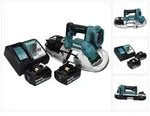 Makita DPB 183 RT Akku Bands&auml;ge 18 V 66 mm Brushless + 2x Akku 5,0 Ah +...