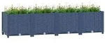 vidaXL Hochbeet 160x40x38 cm Polypropylen