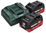 Metabo KH 18 LTX BL 24 Q Akku Kombihammer 18 V 2,2 J + 2x Akku 10,0 Ah +...