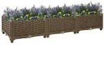 vidaXL Hochbeet 120x40x23 cm Polypropylen