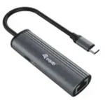 Equip USB-C-auf-RJ45-Gigabit-Netzwerk + PD-Adapter - USB Typ-C - 100 W - 10,100,1000