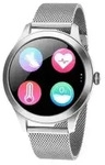 Maxcom FW42 Silber  Elegante Smartwatch mit 1,09 Zoll Display und vielseitigen