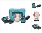 Makita DBO 180 RT1J Akku Exzenterschleifer 18 V 125 mm + 1x Akku 5,0 Ah + Ladeger&auml;t