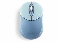 Perixx PERIMICE-802BL, Bluetooth-Maus für PC und Tablet, schnurlos, blau...