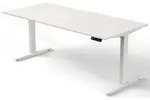 Sitz-/Stehtisch Move 3 elektr. h&ouml;henverstellbar BxT 180x80cm wei&szlig;