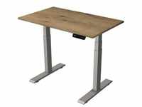 Steh-/Sitztisch Move 2 elektrisch Fuß silber 100x60x63-127cm eiche