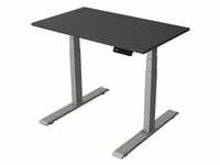 Steh-/Sitztisch Move 2 elektrisch Fuß silber 100x60x63-127cm anthrazit