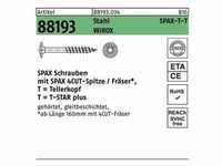 SPAX Tellerkopfschraube R 88193 m.Spitze/T-STAR 10 x 160/80 -T50