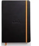 Notizbuch Rhodiarama A5 14,8x21cm 96 Blatt 90g liniert schwarz