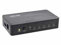 InLine® HDMI Switch, 5-fach, 4K2K@60Hz, HDCP 2.2 Signalsteuerung Audio/Video