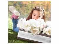 AXI Blumenkasten für Spielhaus Grau und Weiß