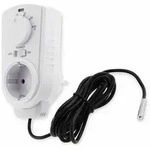 CHILITEC Steckdosenthermostat ST-50, analog, mit Au&szlig;enf&uuml;hler