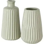 Boltze | Vasen Duo Esko | skandinavischer Charme | Keramik-Material | &Oslash; 8,5 cm 