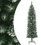 vidaXL K&uuml;nstlicher Weihnachtsbaum mit St&auml;nder Schlank 150 cm PVC