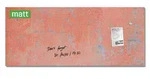 SIGEL Glas-Magnettafel Artverum - Design Red Wall - 130 x 55 cm - koralle -