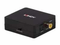 Lindy 2-Wege Digital SPDIF Audio Konverter Converter Koaxial 1 m CE FCC Schwarz