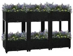 vidaXL Hochbeet 120x40x71 cm Polypropylen