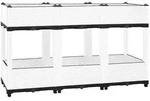 vidaXL Hochbeet 120x40x71 cm Polypropylen