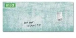 SIGEL Glas-Magnettafel Artverum - Design Turquoise Wall - 130 x 55 cm - t&uuml;rkis,