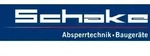 Absperrpfosten rot/wei&szlig; H1300xB70xT70mm umlegbar mit Dreikantverschluss zum