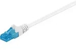 Goobay CAT 6A Patchkabel, U/UTP, wei&szlig;